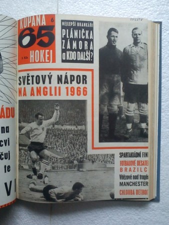 KOPANA - HOKEJ 1965 (viazany chyba č. 1,10)